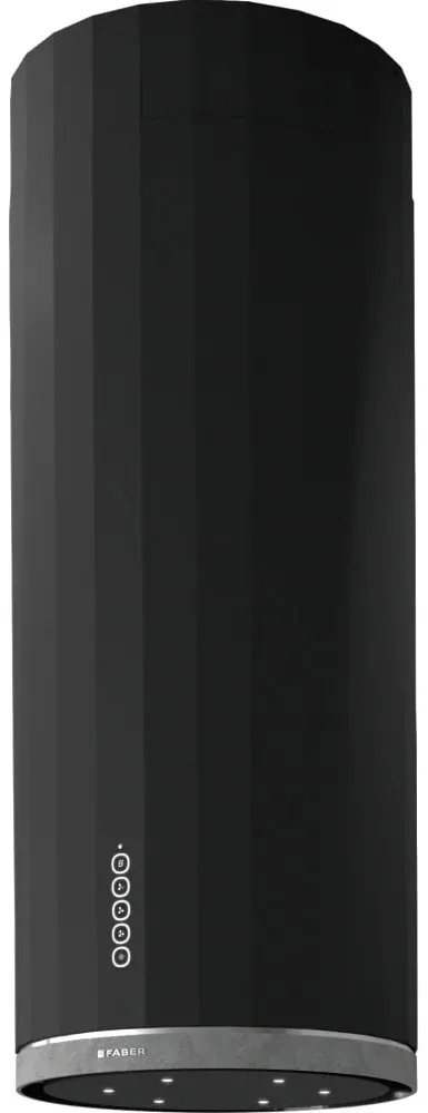 Витяжка Faber острівна, 37 см, 1169 м3/год, Corinthia Isola Ev8+ Dg Matt/Concrete A37, темно-сірий матовий.