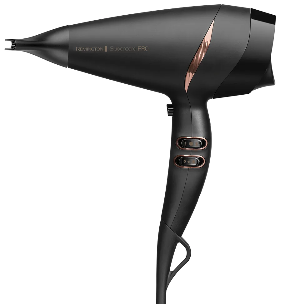 Фен Remington 2200 Вт чорний з іонізацією та дифузором