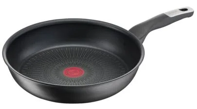Сковорода Tefal Unlimited, 26 см, алюмінієва, чорного кольору.