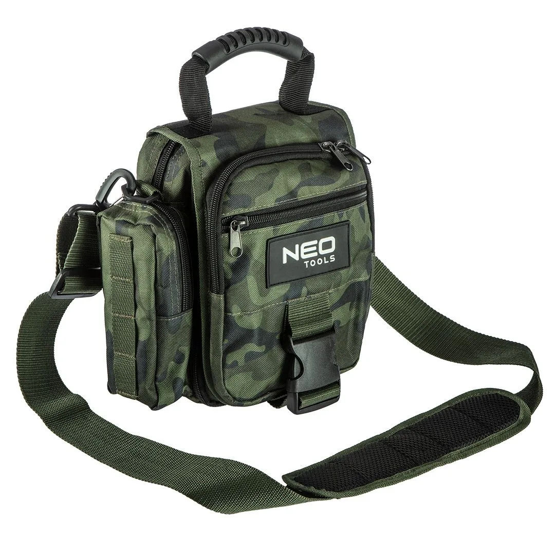 Сумка Neo Tools Camo, 600D поліестер, укріплена, камуфляжного забарвлення.