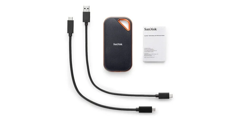 Портативний SSD SanDisk 1TB USB 3.2 Gen 2x2 Type-C E81 Extreme PRO R2000/W2000MB/s IP55