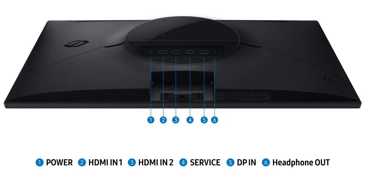 Монітор Samsung 27" Odyssey G5 27FG532E 2*HDMI, DP, IPS, 2560x1440, 240Hz, 0.3ms
