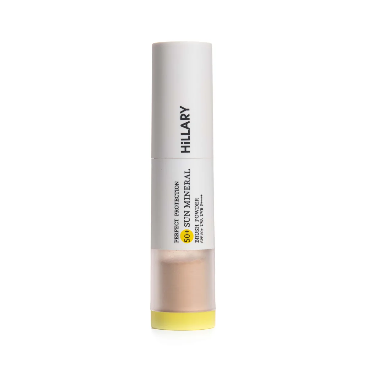 Сонцезахисна мінеральна пудра натуральна бежева з SPF 50+ Hillary Perfect Protection Sun Mineral Brush Powder