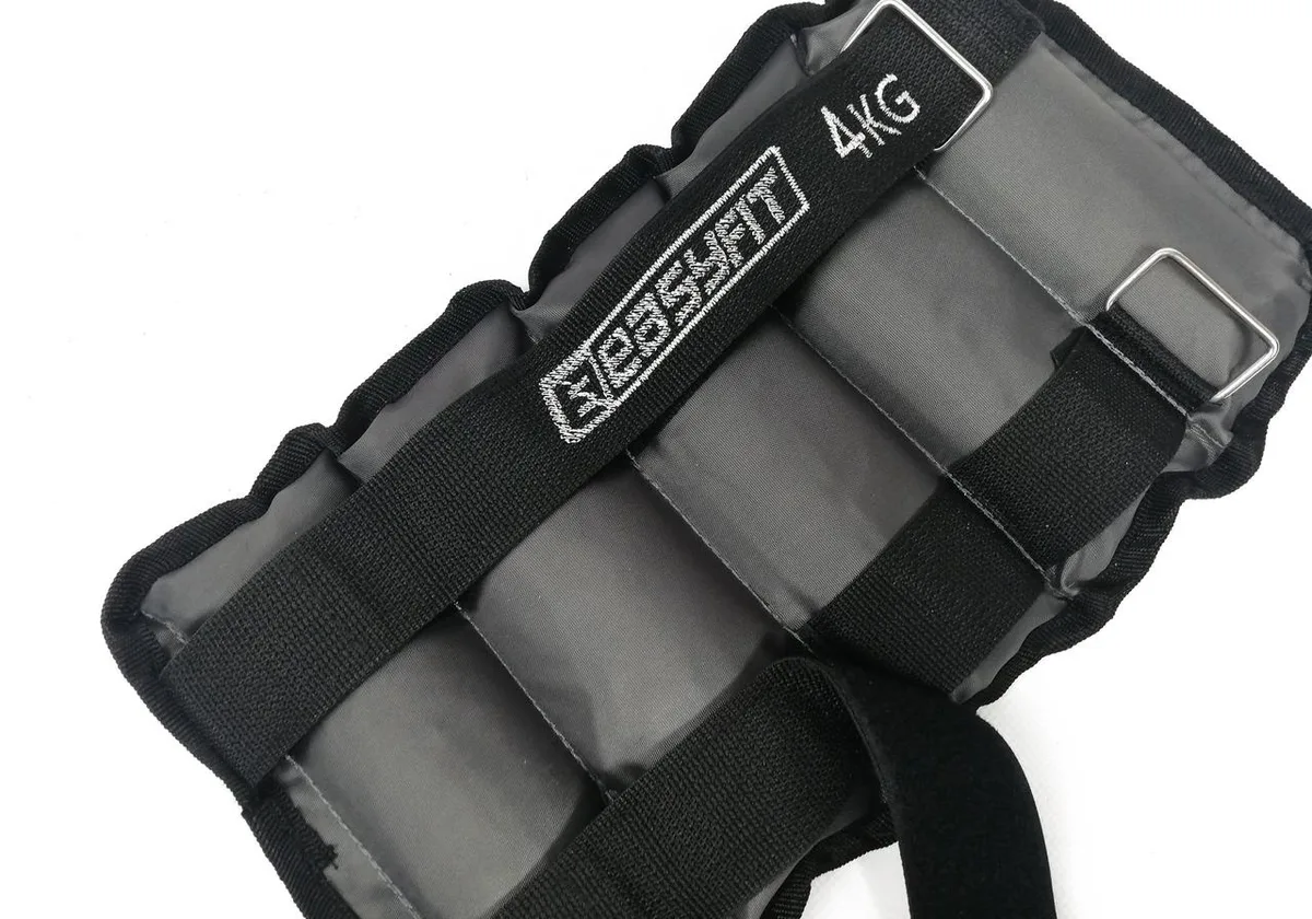 Утяжелики для ніг і рук EasyFit Metal 4 кг сталь чорні