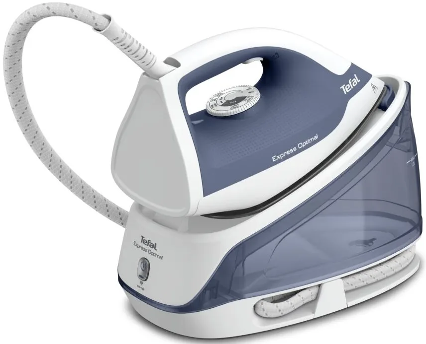 Парогенератор Tefal Optimal, 2200Вт, 1200мл, потужний паровий удар - 190гр, постійна подача пари - 110гр, керамічна підошва.