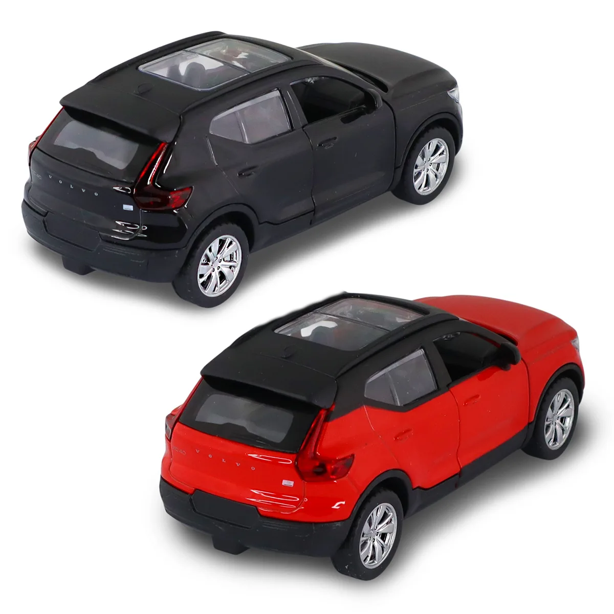 Автомодель TechnoDrive метал 11,4х4,9х4,3 см червона чорна
