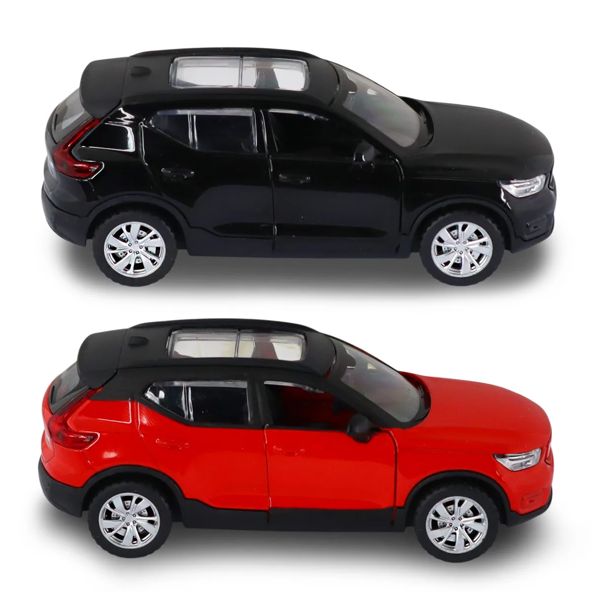 Автомодель TechnoDrive метал 11,4х4,9х4,3 см червона чорна