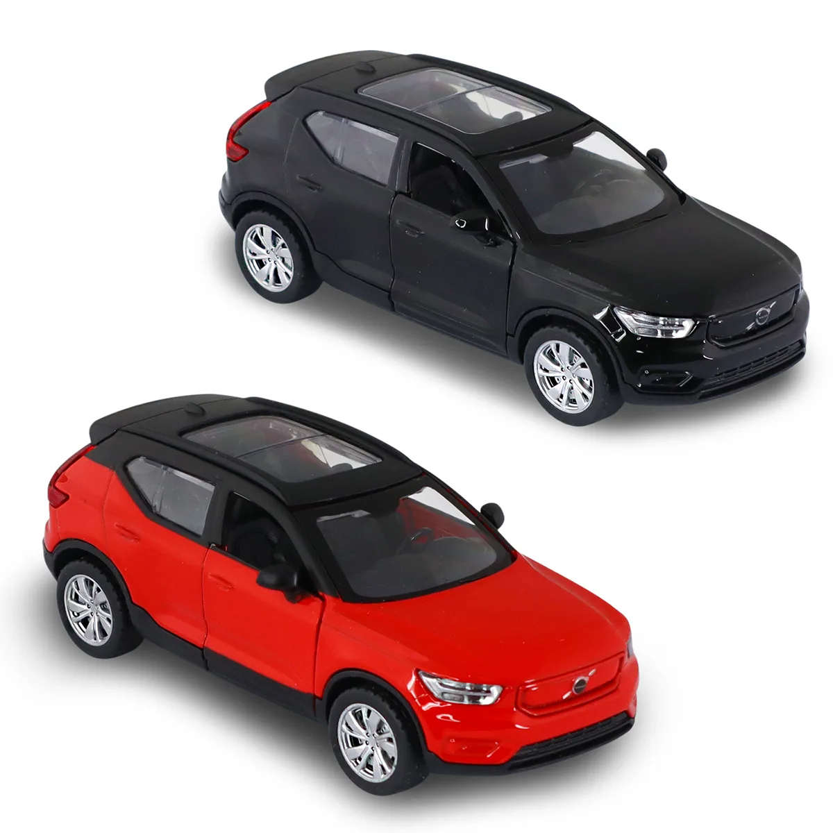 Автомодель TechnoDrive метал 11,4х4,9х4,3 см червона чорна