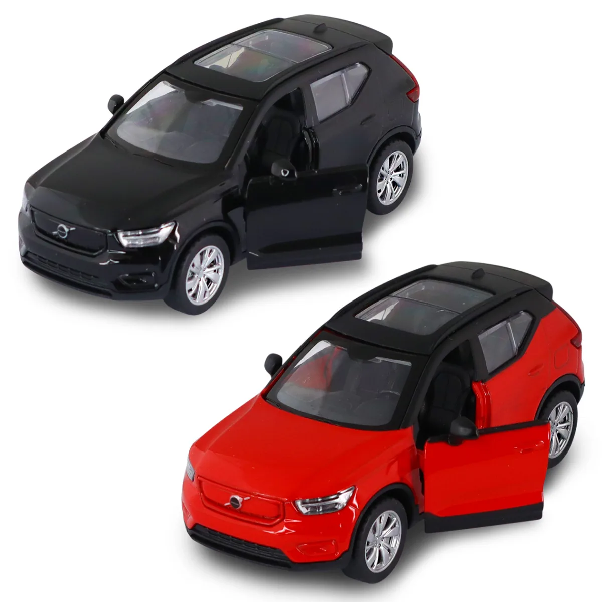 Автомодель TechnoDrive метал 11,4х4,9х4,3 см червона чорна