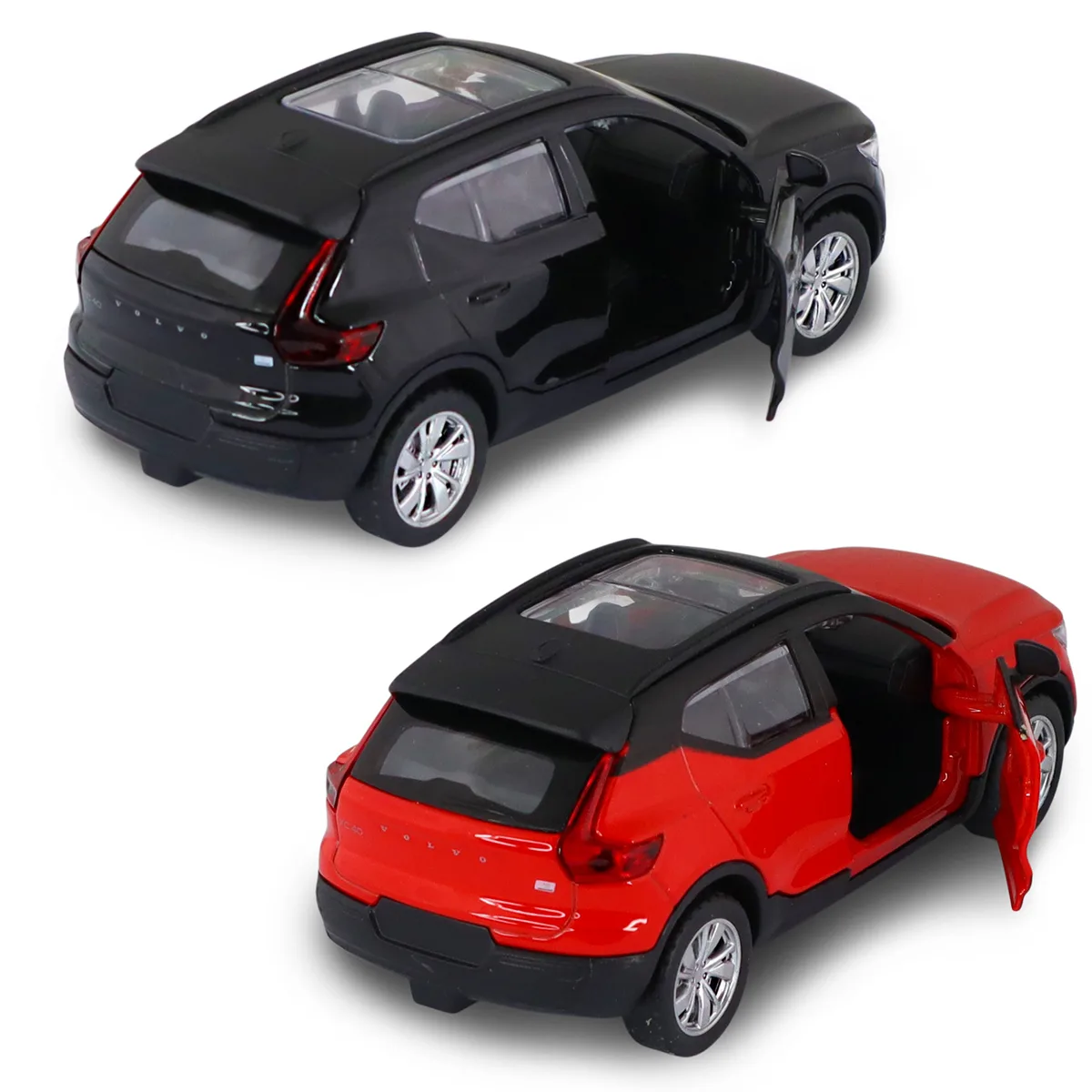Автомодель TechnoDrive метал 11,4х4,9х4,3 см червона чорна