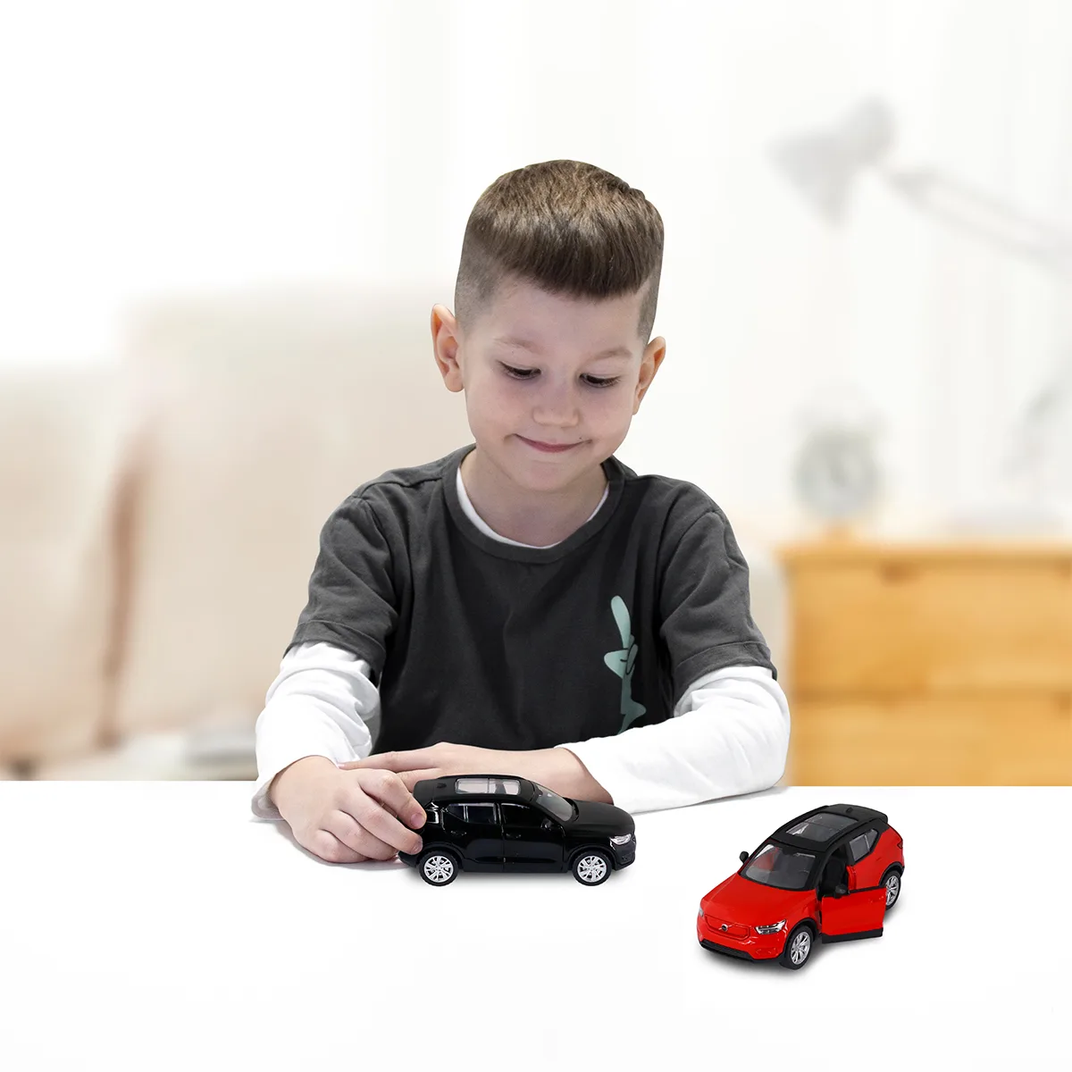 Автомодель TechnoDrive метал 11,4х4,9х4,3 см червона чорна