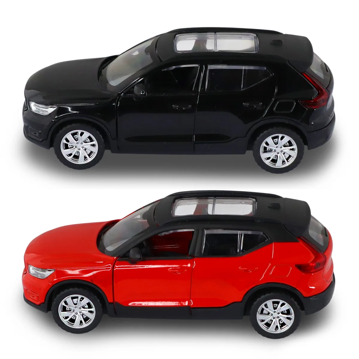 Автомодель TechnoDrive метал 11,4х4,9х4,3 см червона чорна