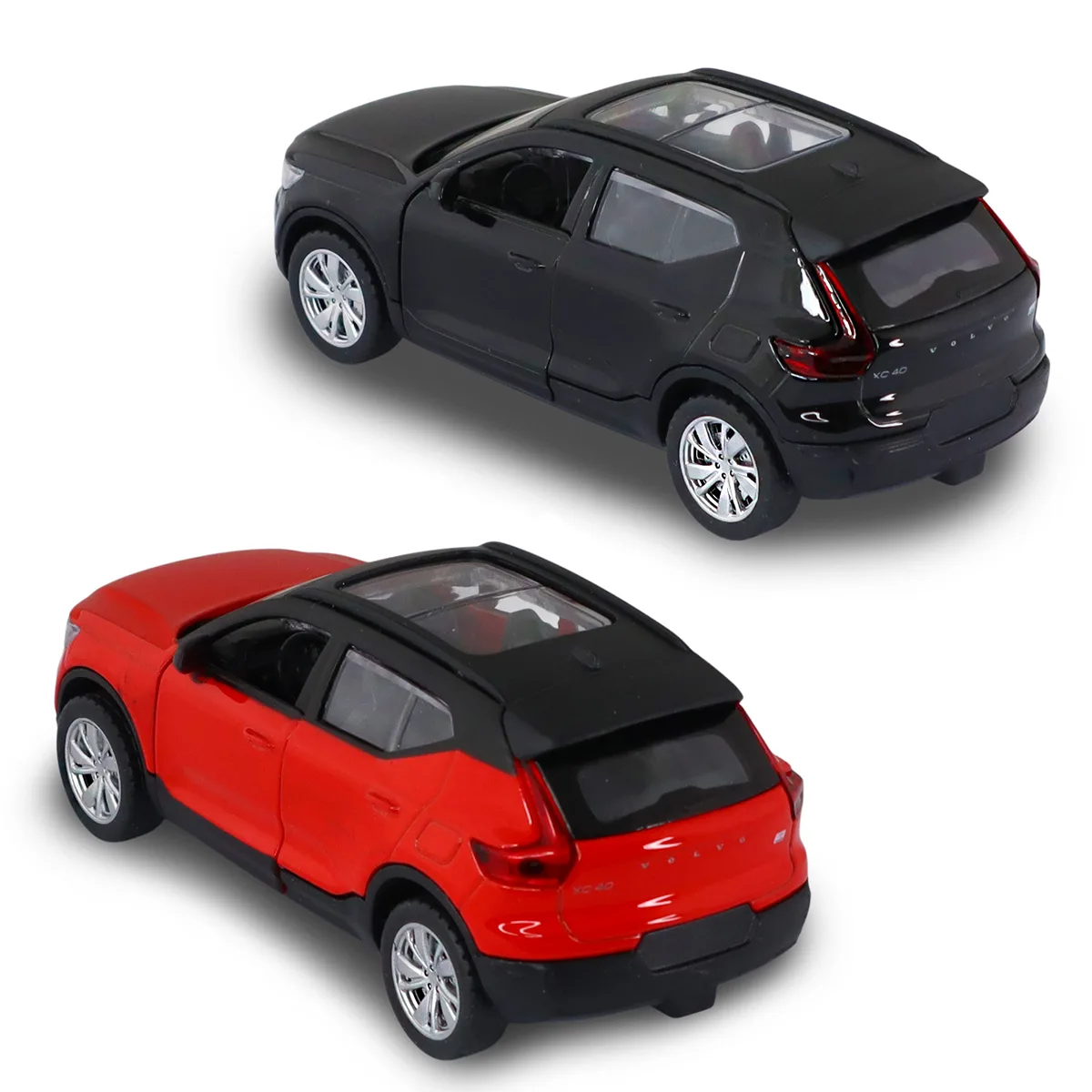 Автомодель TechnoDrive метал 11,4х4,9х4,3 см червона чорна