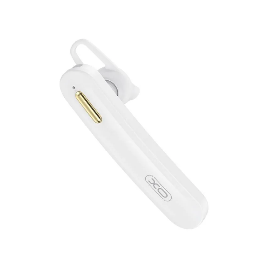 Гарнітура Bluetooth XO вушна 3 години роботи 10 м біла