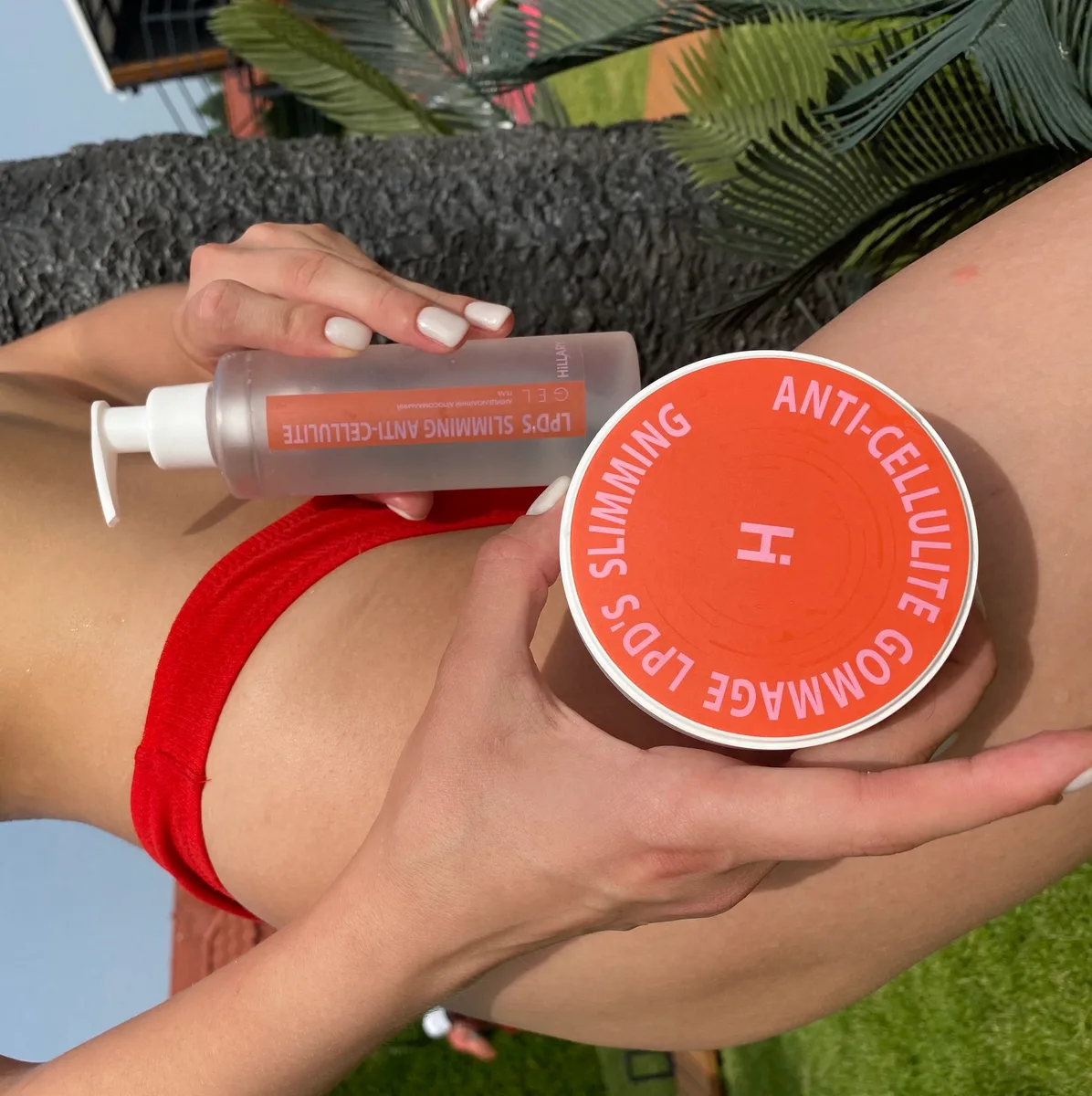 Антицеллюлитный набор гель и гоммаж LPD's Slimming для кожи с целлюлитом и вялостью.
