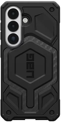 Чохол UAG Carbon Fiber для Samsung Galaxy S26 чорний 5-шаровий з магнітом