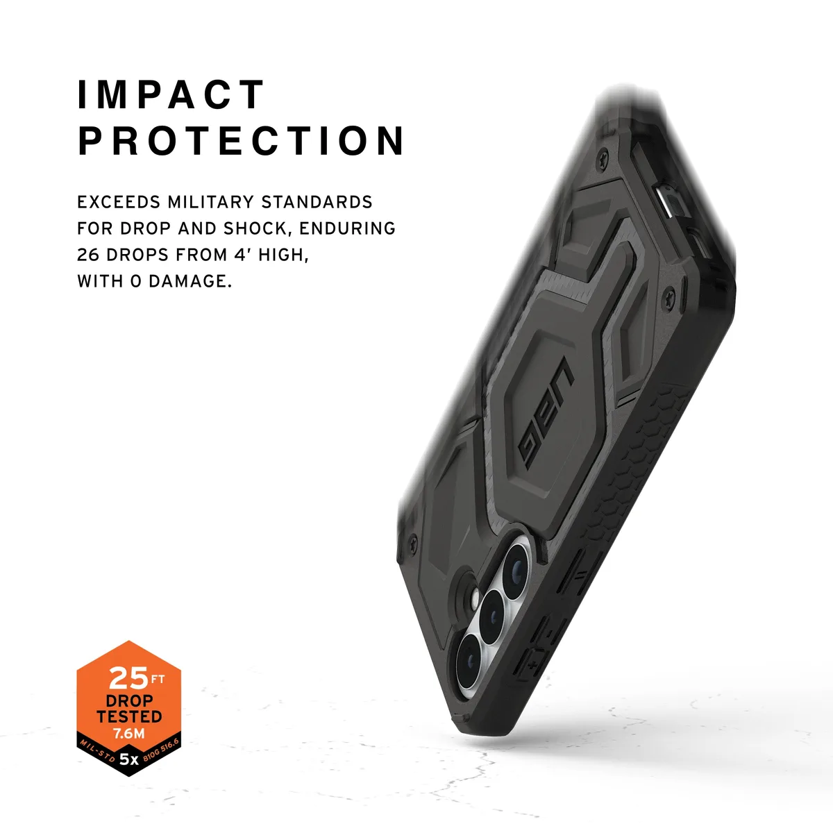 Чохол UAG Carbon Fiber для Samsung Galaxy S26 чорний 5-шаровий з магнітом