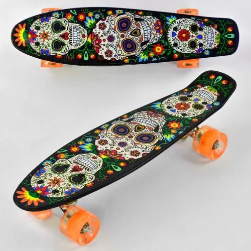 Пенни борд Best Board 55 см с PU колесами для катания на улице скейтборд для детей и взрослых