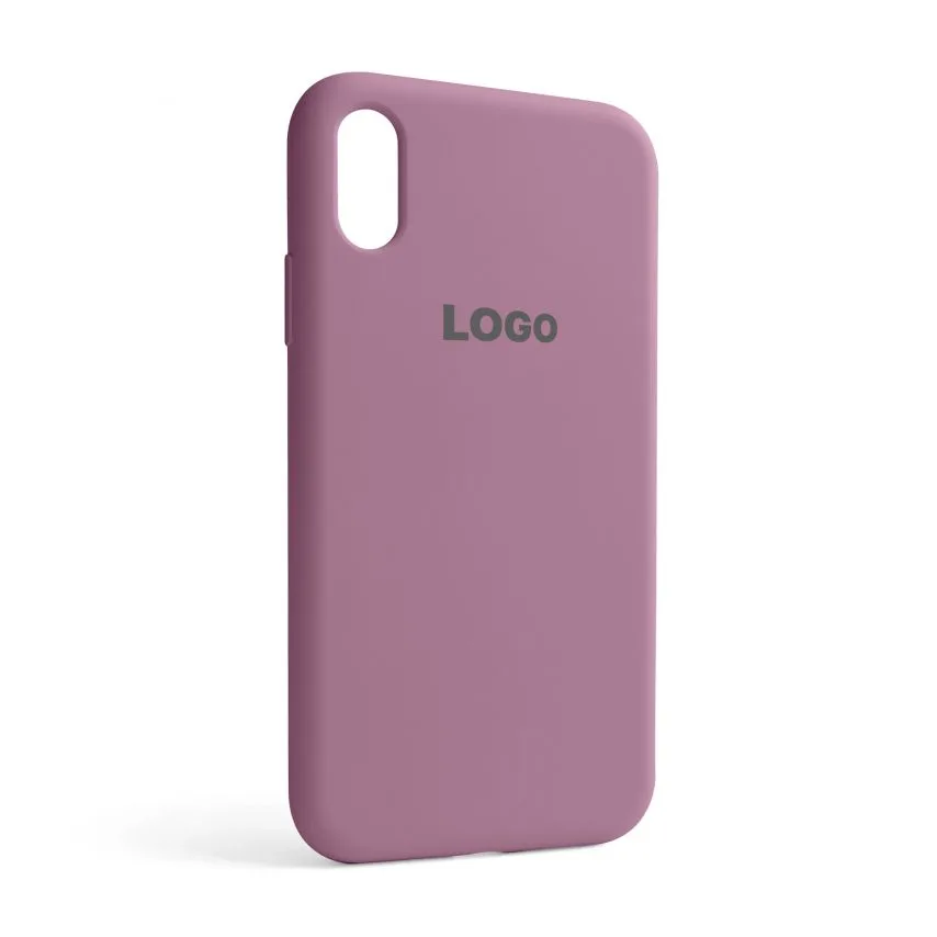 Чохол силіконовий для смартфонів Apple бордовий