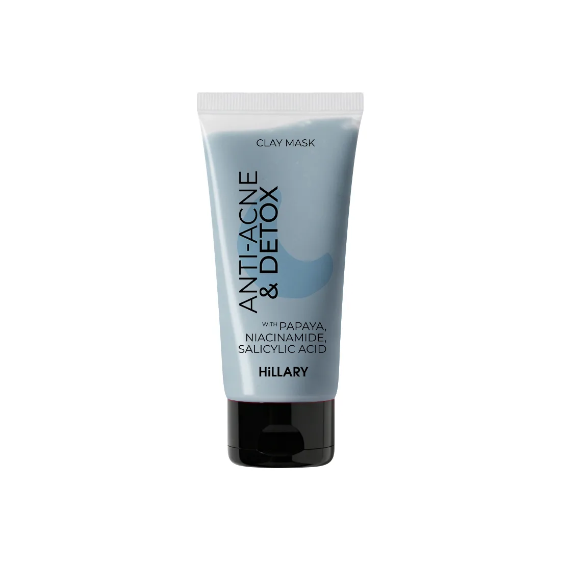 Глиняна детокс-маска для проблемної шкіри обличчя Hillary Anti-Acne & Detox Clay Mask, 90 мл