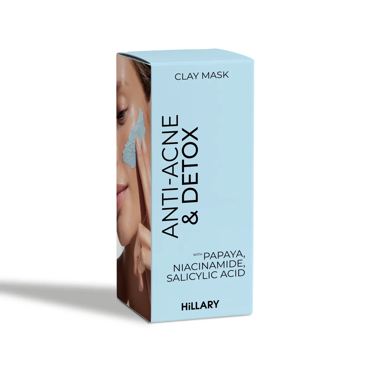 Глиняна детокс-маска для проблемної шкіри обличчя Hillary Anti-Acne & Detox Clay Mask, 90 мл