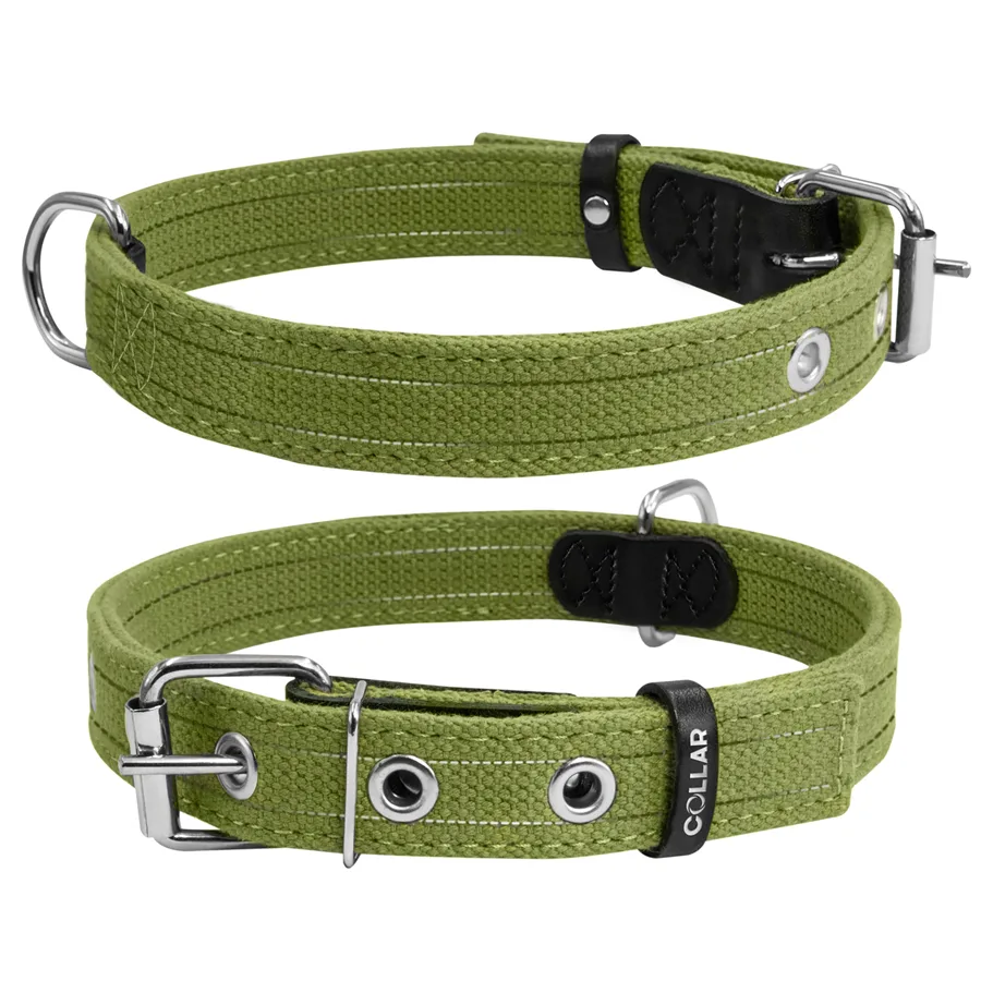 Нашийник для собак CoLLaR Брезент 41-53 см 25 мм Метал М