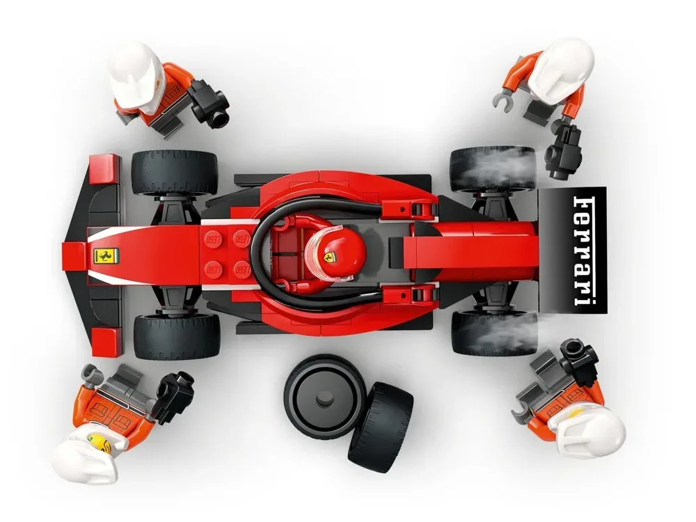 Конструктор LEGO City 6+ разноцветный пит-стоп F1 с болидом Ferrari