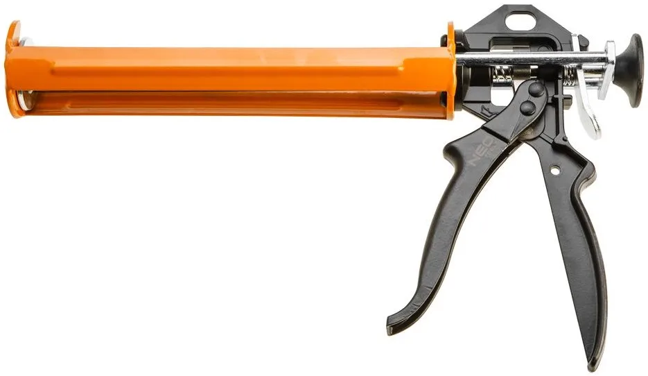 Пістолет для герметика Neo Tools 300мл металева конструкція для силікону та клею витискач