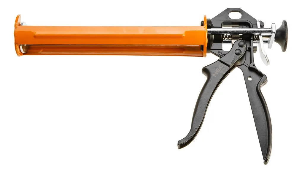 Пістолет для герметика Neo Tools 300мл металева конструкція для силікону та клею витискач