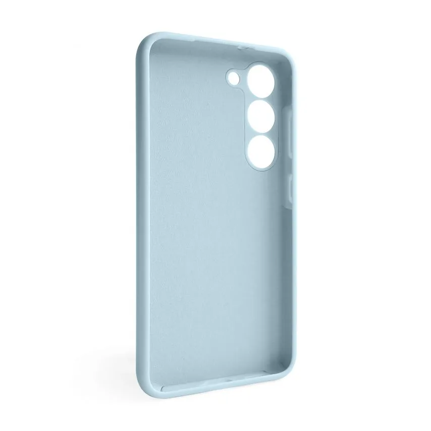 Чохол силіконовий для Samsung S23/S911 блакитний