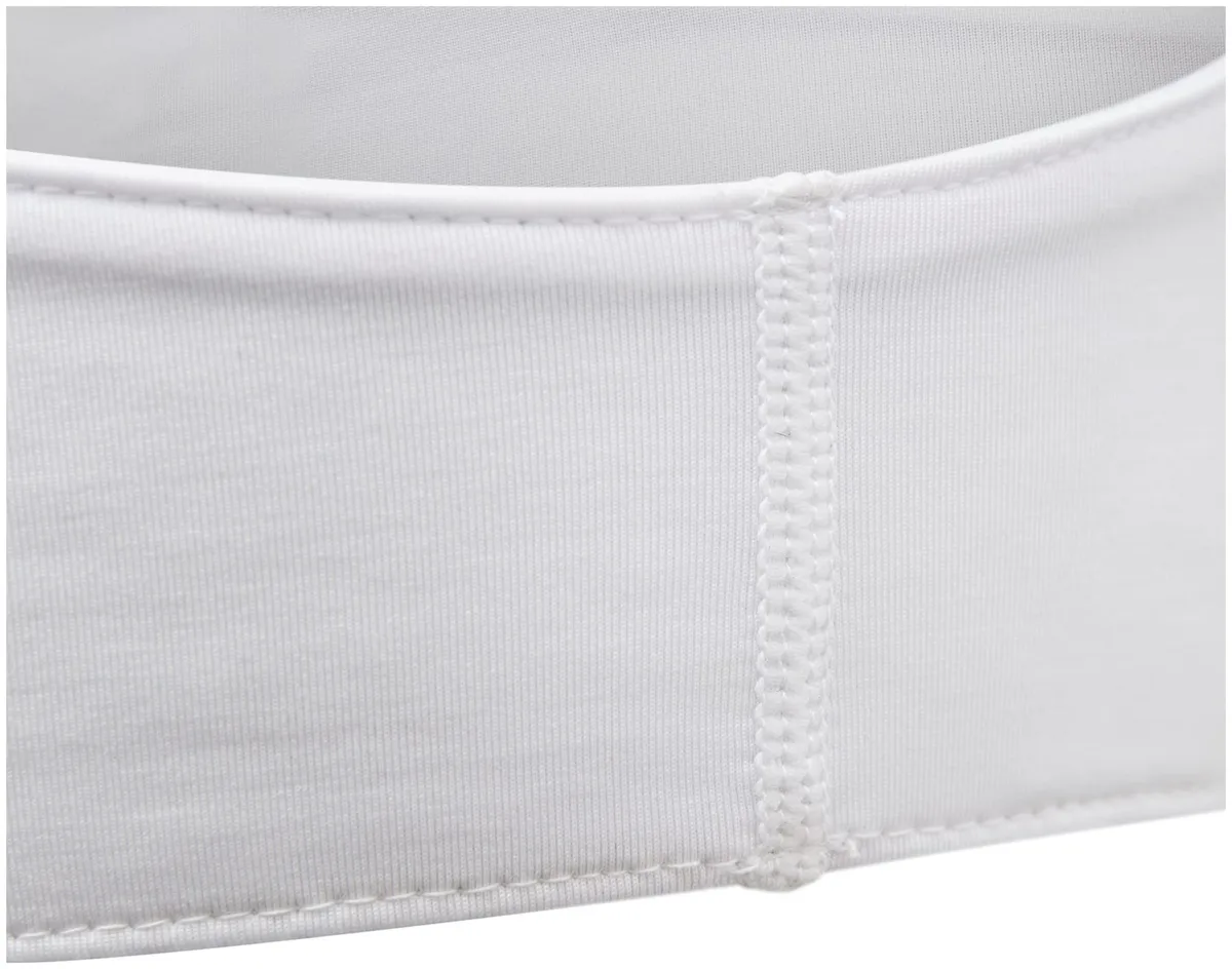 Повязка на голову Adidas полиэстер 88% эластан 12% Один размер белая