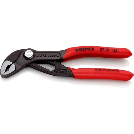Кліщі сантехнічні KNIPEX інструментальна сталь 125 мм чорні
