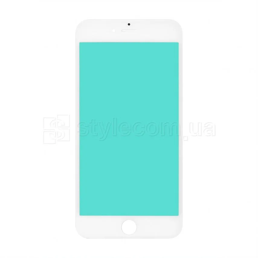 Скло для переклеювання Apple iPhone 6s Plus з рамкою біле Original Quality