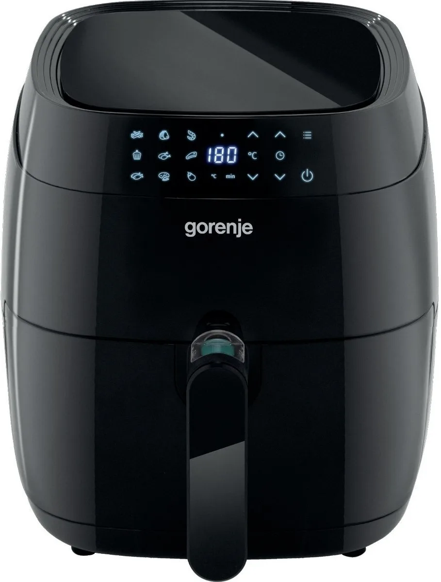 Мультикухонний прилад Gorenje 1400Вт, ємність 3.5л, сенсорне керування, 9 автоматичних програм, пластиковий корпус, чорний колір.