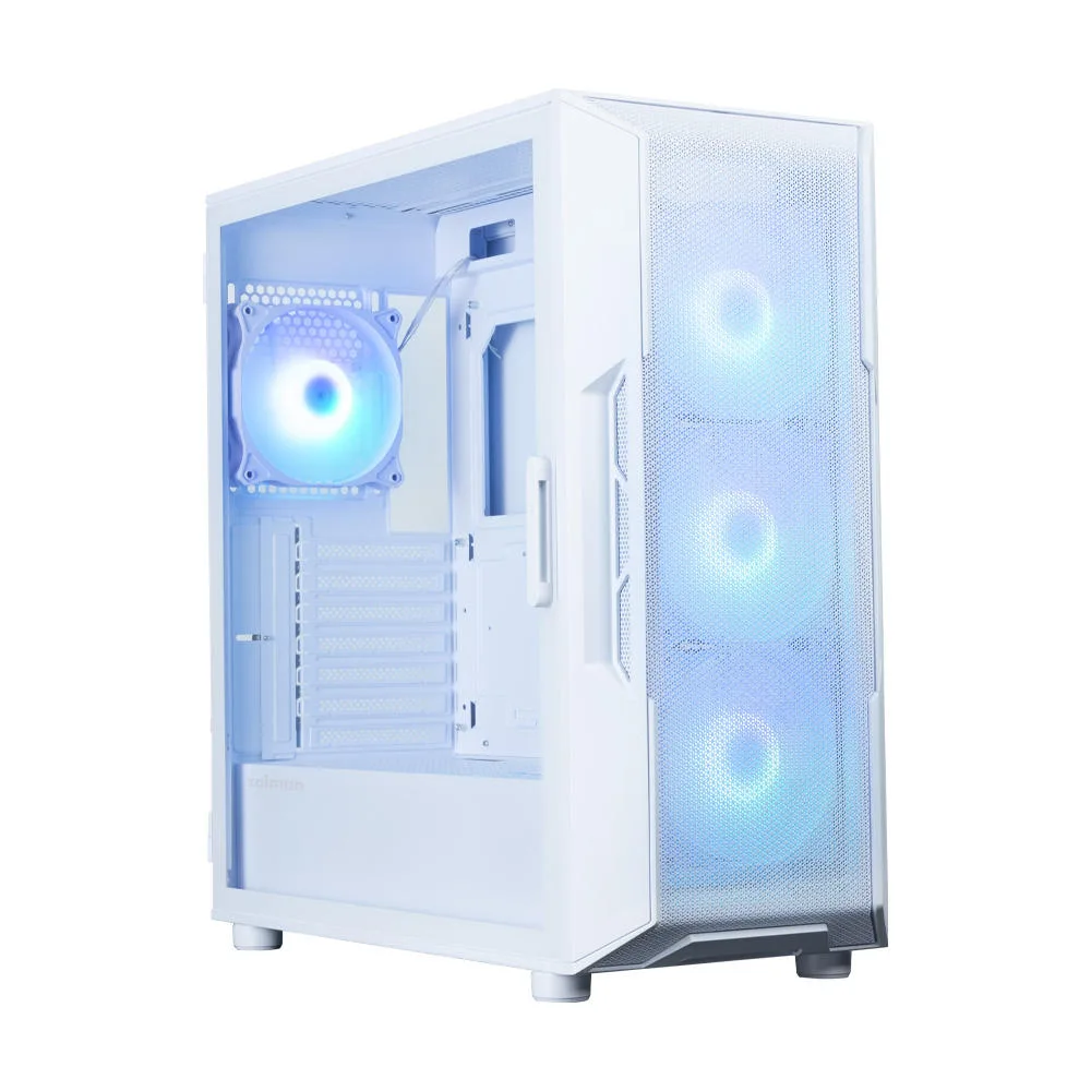 Корпус Zalman I3 Neo ARGB V2 без БЖ, 2xUSB3.0, 1x Type C, 4x120мм, ARGB, VGA 355мм, LCS ready, TG Side Panel, ATX, білий