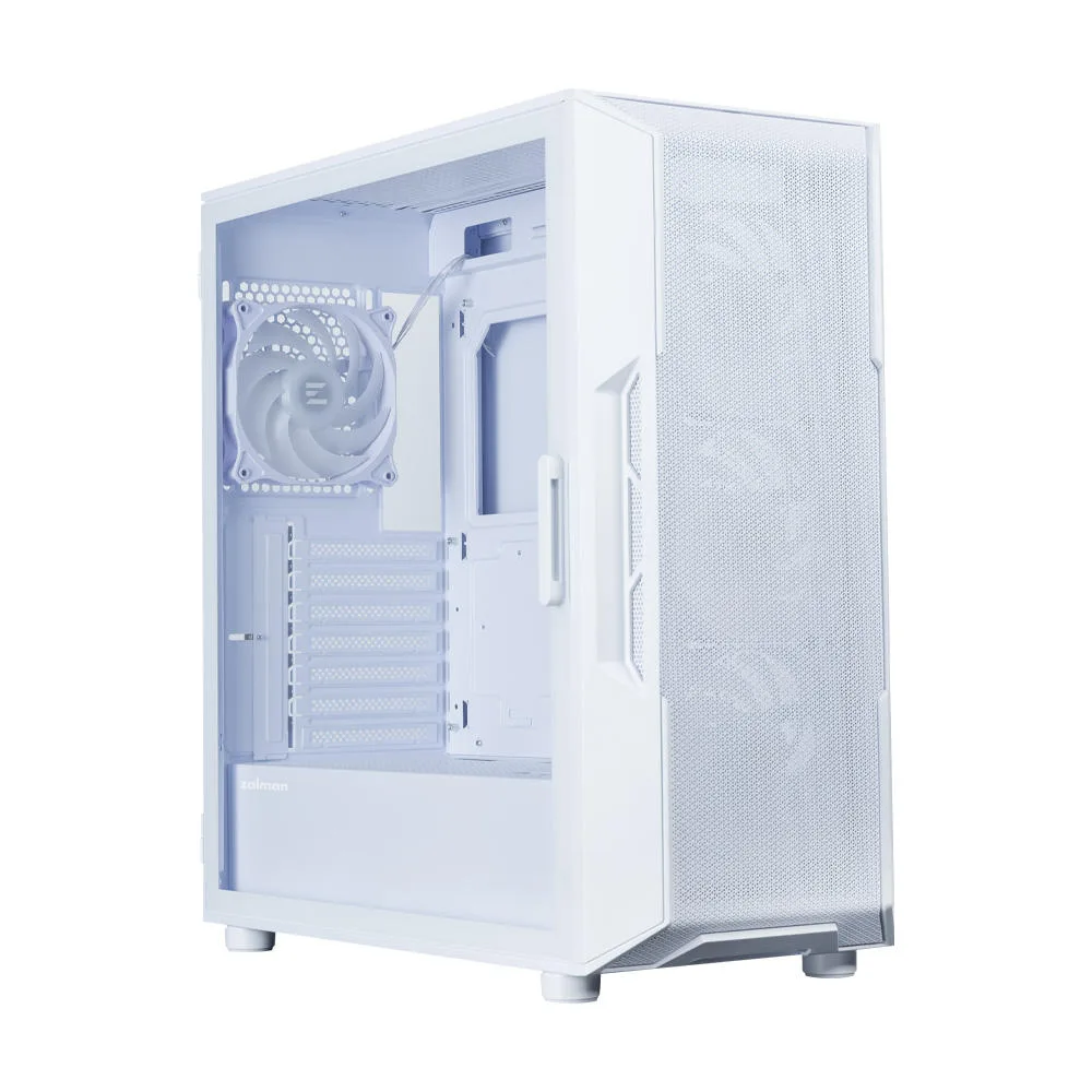 Корпус Zalman I3 Neo ARGB V2 без БЖ, 2xUSB3.0, 1x Type C, 4x120мм, ARGB, VGA 355мм, LCS ready, TG Side Panel, ATX, білий