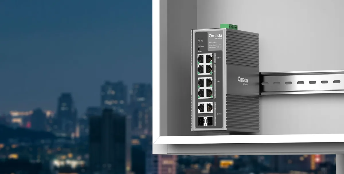 Промисловий комутатор TP-LINK IES210GPP 8xGE (PoE), 120W, 2xGE/SFP, WebSmart