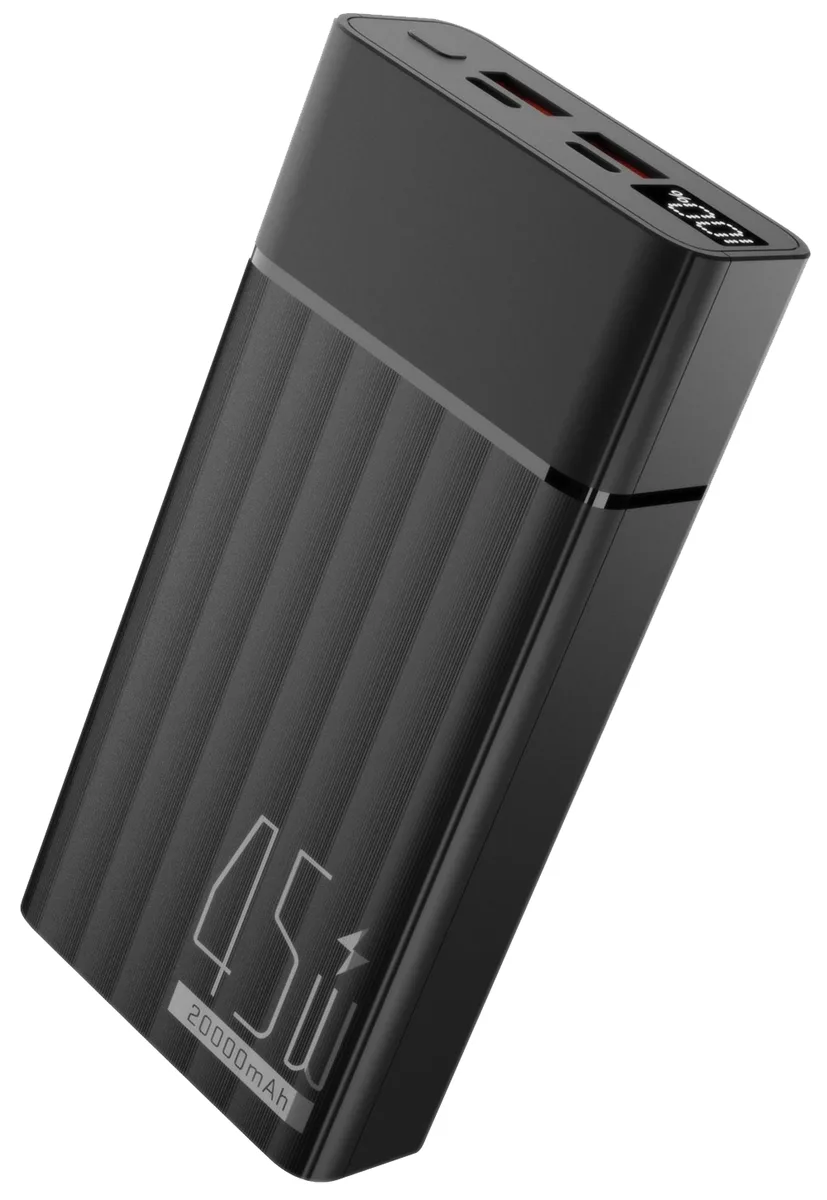 Портативний зарядний пристрій Yenkee 20000 мАг Power Delivery 45W Чорний