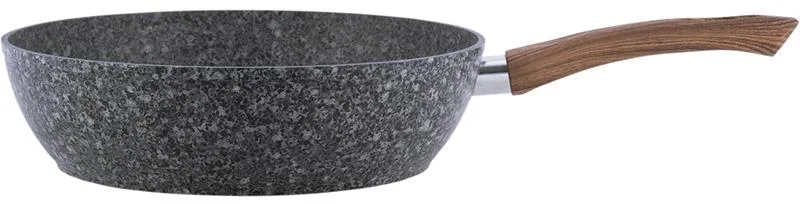 Сковорода-сотейник Kamille Grey-Marble-S 24 см сірий граніт