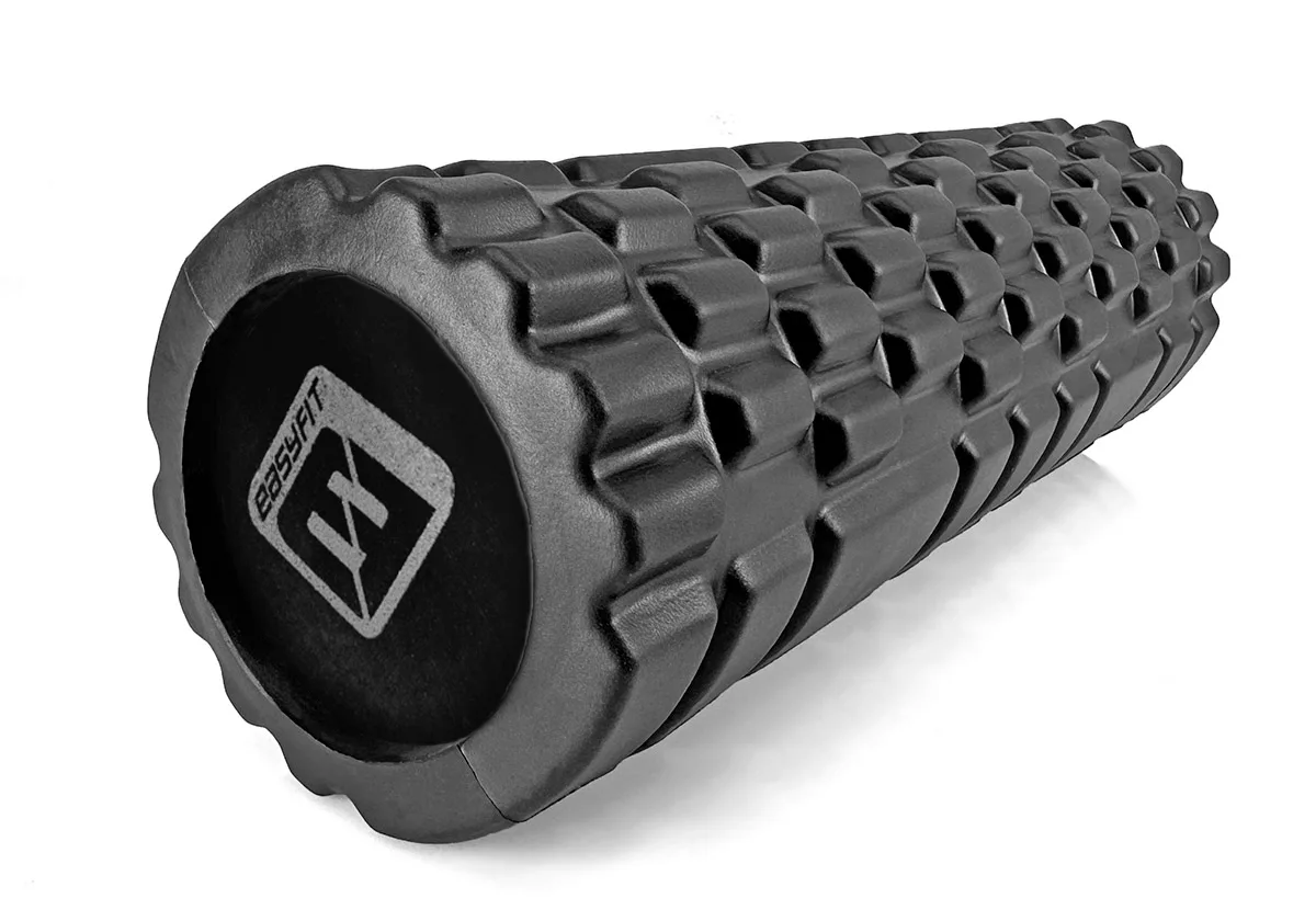 Масажний роллер EasyFit EVA 30 см чорний