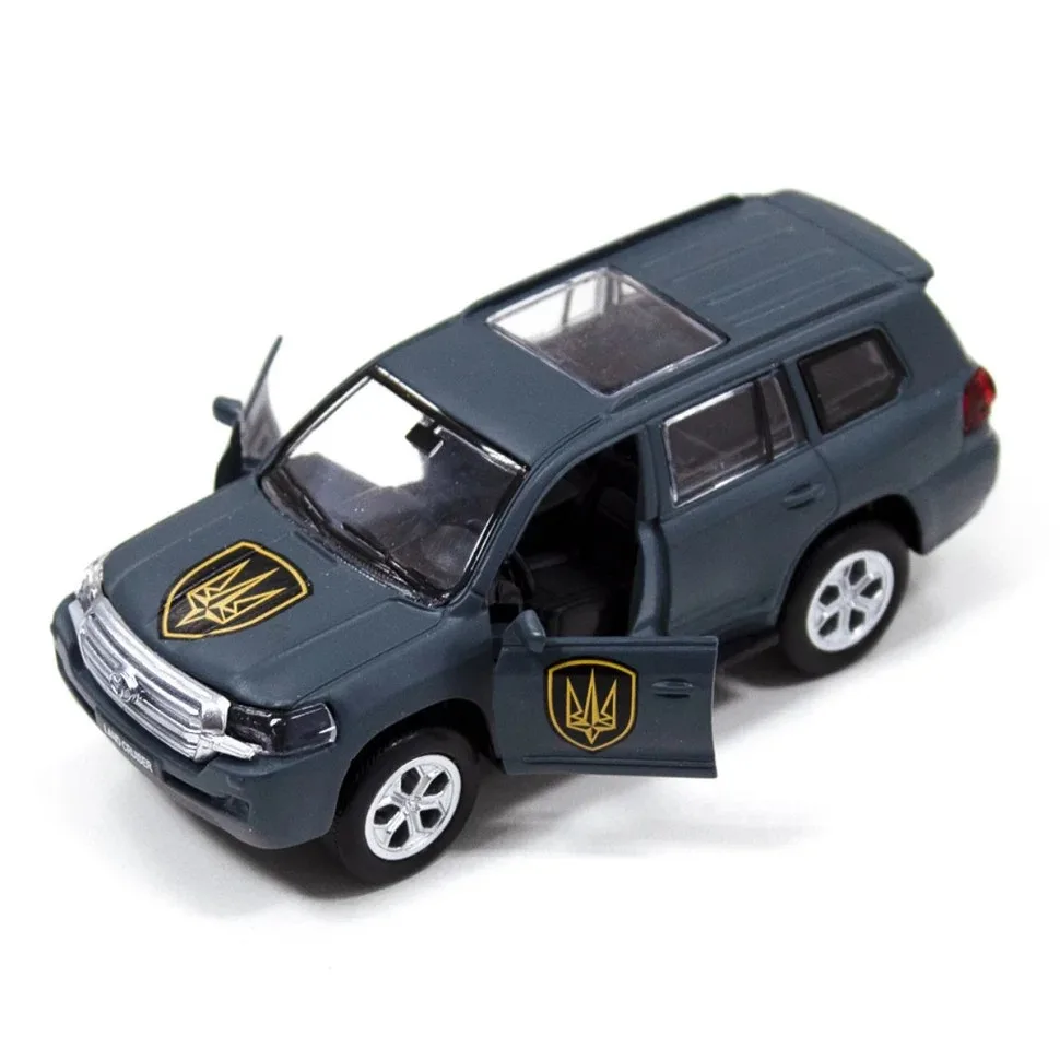 Автомодель Toyota Land Cruiser металлическая 1:40 зелёная ProDobro