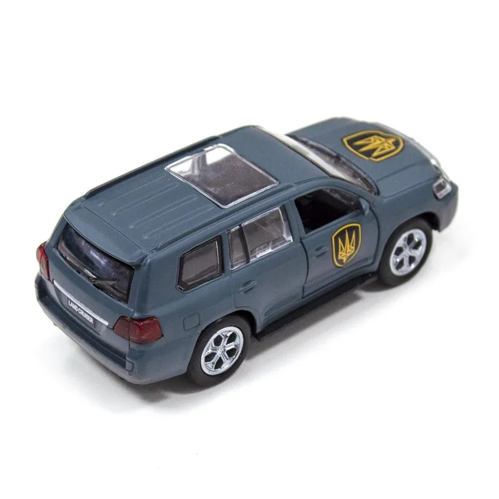 Автомодель Toyota Land Cruiser металлическая 1:40 зелёная ProDobro