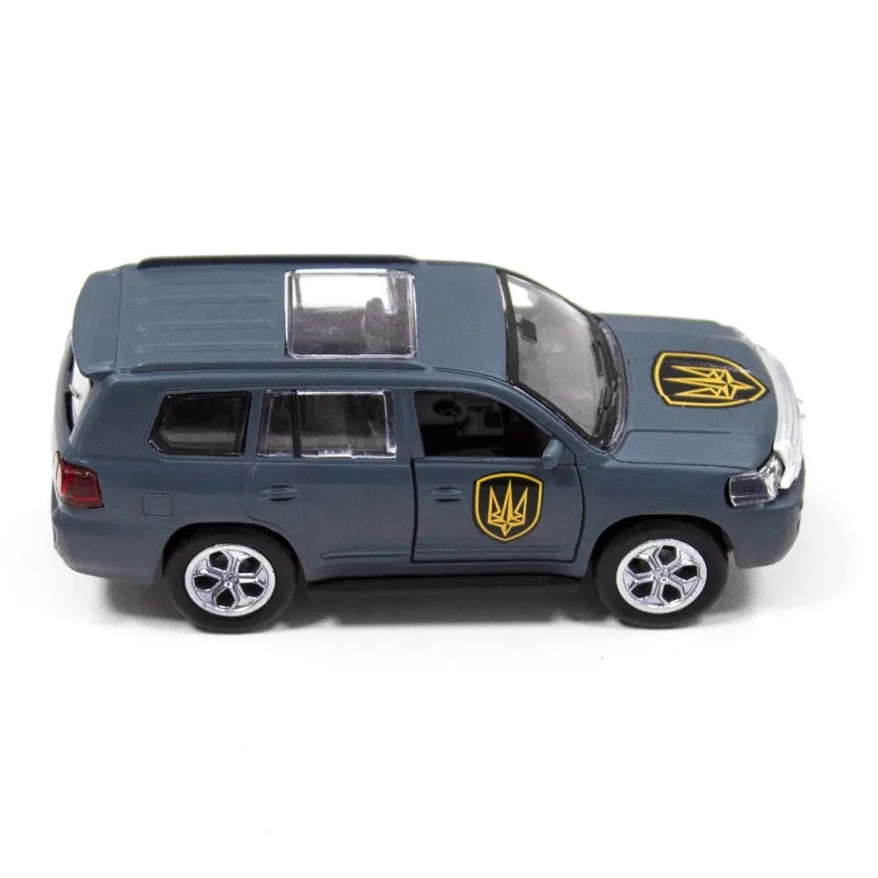 Автомодель Toyota Land Cruiser металлическая 1:40 зелёная ProDobro