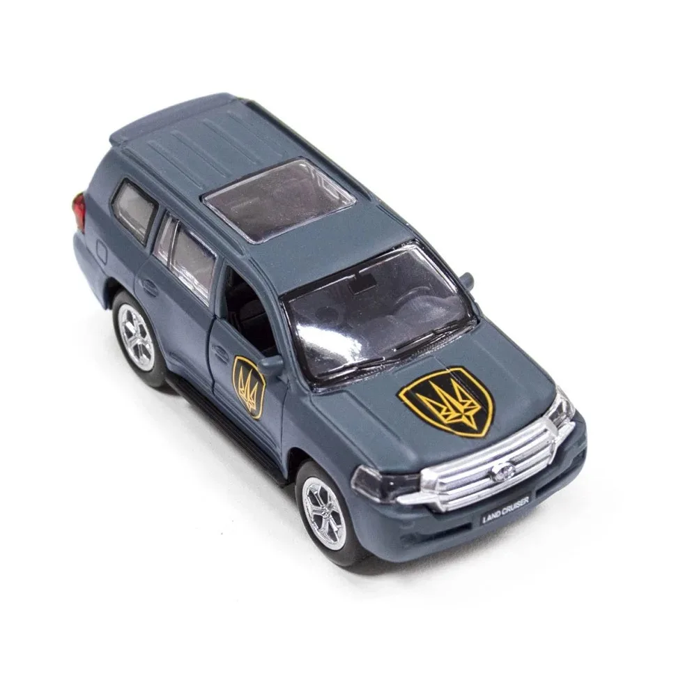 Автомодель Toyota Land Cruiser металлическая 1:40 зелёная ProDobro