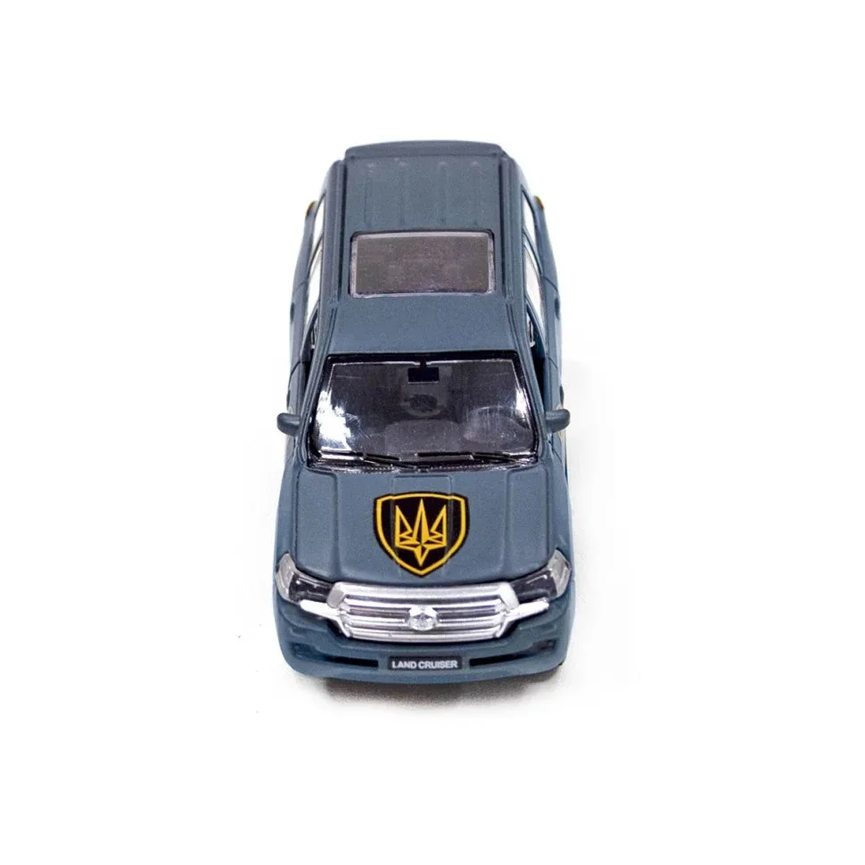 Автомодель Toyota Land Cruiser металлическая 1:40 зелёная ProDobro