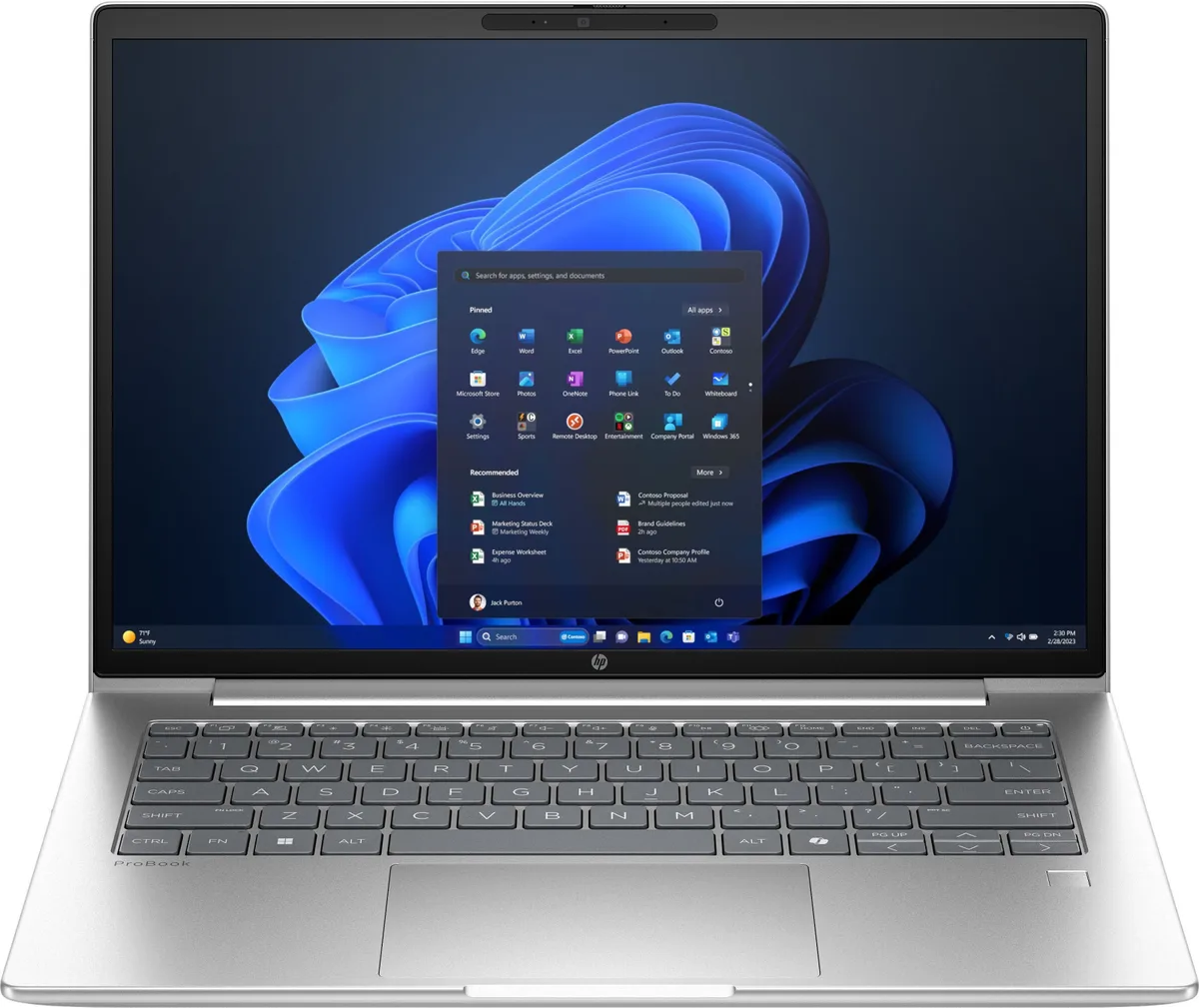 Ноутбук HP ProBook 4-G1i 14" WUXGA IPS AG, Intel U5-225U, 24GB, F1TB, UMA, Win11P, сріблястий