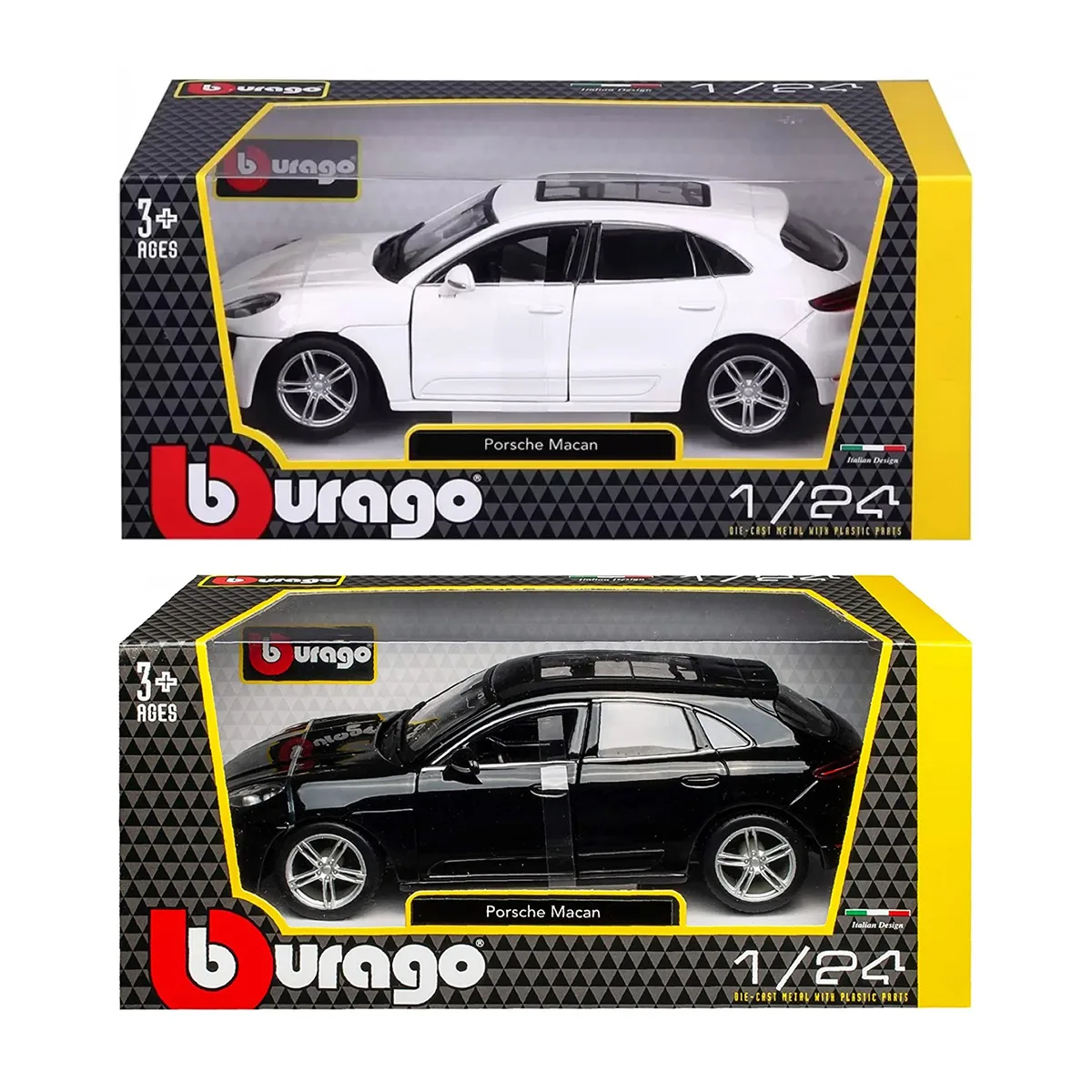 Автомодель Bburago метал 1:24 чорна