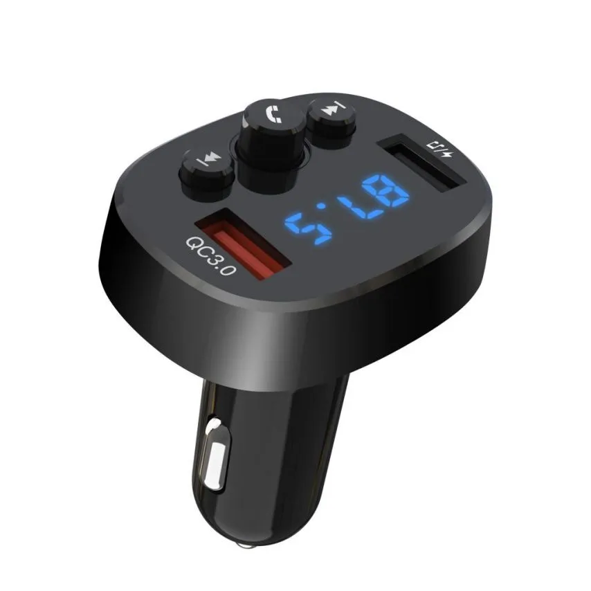 Автомобільний зарядний пристрій XO пластик 2USB 18W чорний