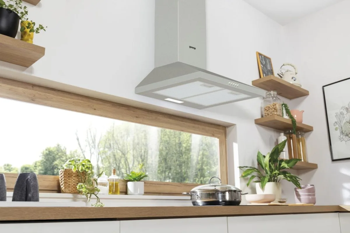 Вытяжка Gorenje купольная настенная 50х16,6х45 см нержавеющая сталь 450 куб.м/ч