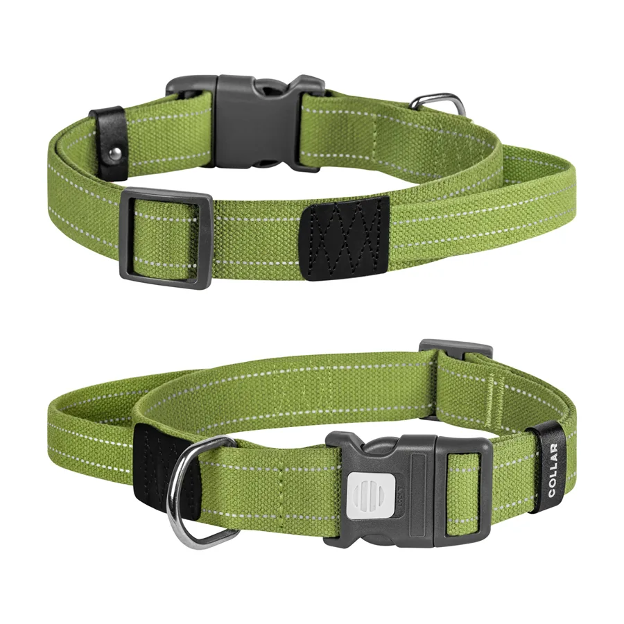 Нашийник для собак L 53-69 см брезентовий з ручкою CoLLaR 35 мм
